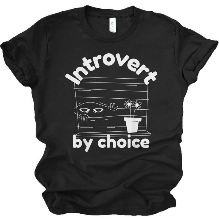 Introvert By Choice Introverted Unisex Jersey T-Shirt