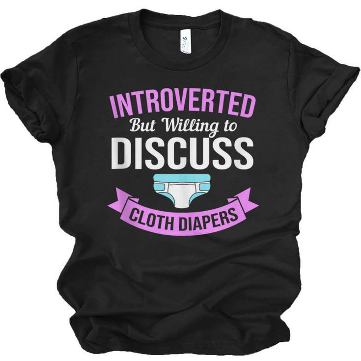 Introvert Hippie Mom Cloth Diapers Crunchy Mama Unisex Jersey T-Shirt