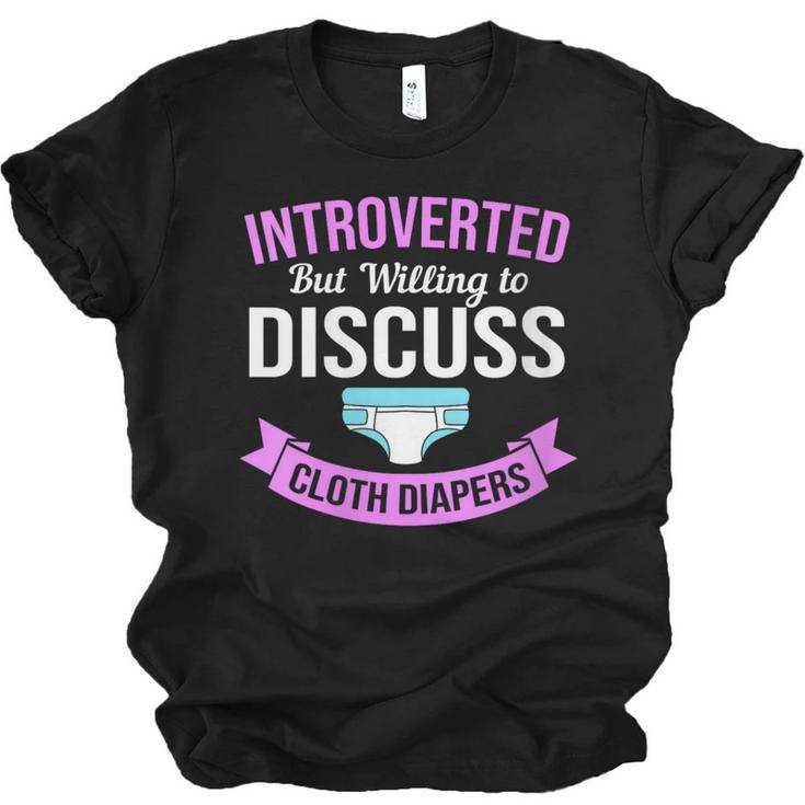 Introvert Hippie Mom Cloth Diapers Crunchy Mama Unisex Jersey T-Shirt