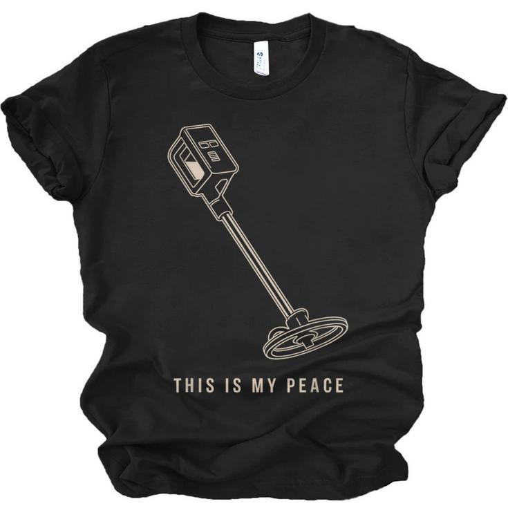 Introvert Metal Detector Hobbyist Quiet Detectorist Unisex Jersey T-Shirt