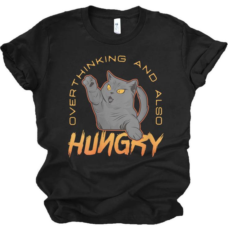 Introvert Overthinking Hungry Sarcastic Overthinker Unisex Jersey T-Shirt