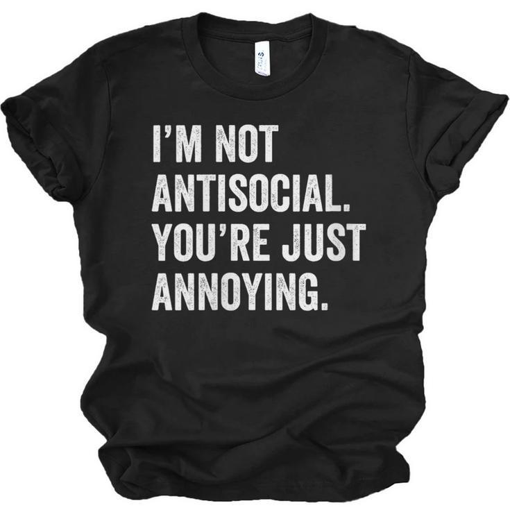 Introvert Quote Snarky Unisex Jersey T-Shirt