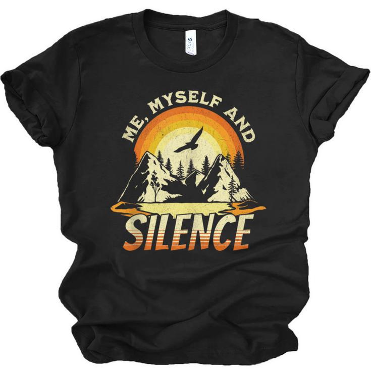 Introvert Relaxation Me Myself And Silence Mountain Vacation Unisex Jersey T-Shirt