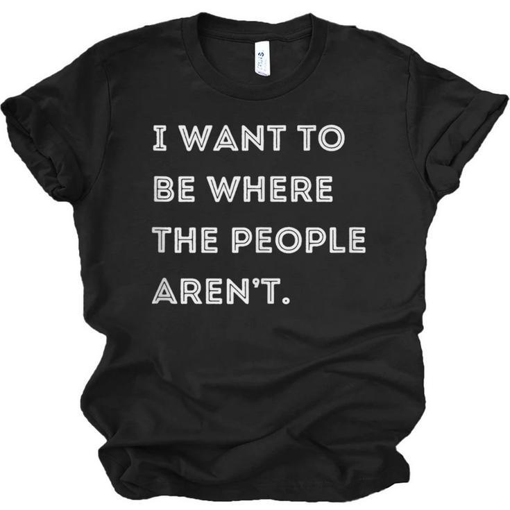 Introverted Non Social Independent Women Men Unisex Jersey T-Shirt