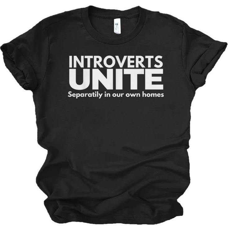 Introverts Unite Unisex Jersey T-Shirt