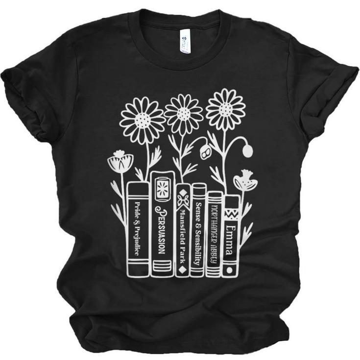 Jane Austen Books Unisex Jersey T-Shirt