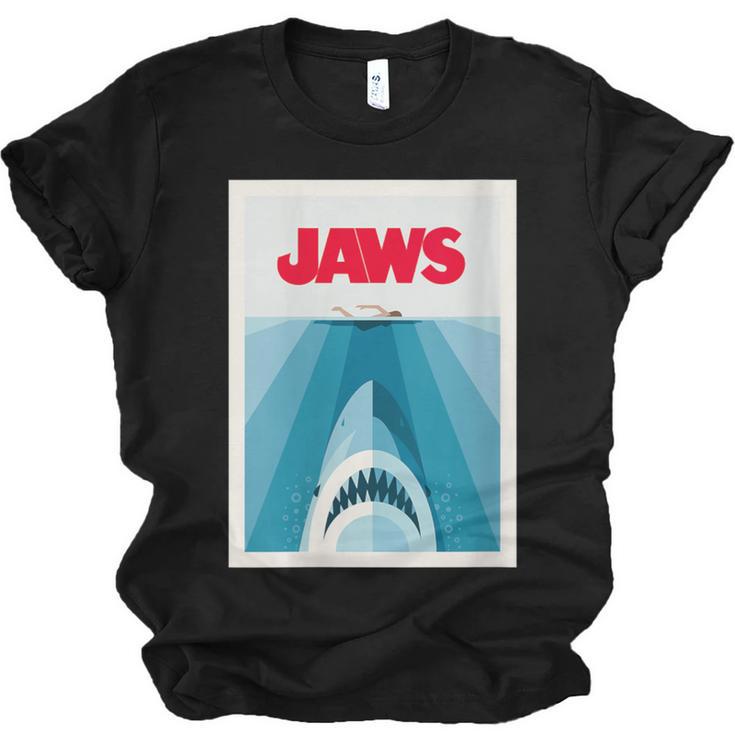 Jaws 2025 Classic Movie Nostalgia Unisex Jersey T-Shirt