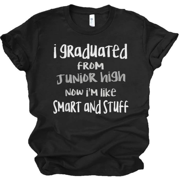 Junior High Graduate Shirt-Middle School Graduation Unisex Jersey T-Shirt