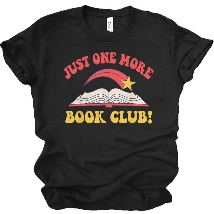 Just One More Book Club Bookish Hippie Unisex Jersey T-Shirt