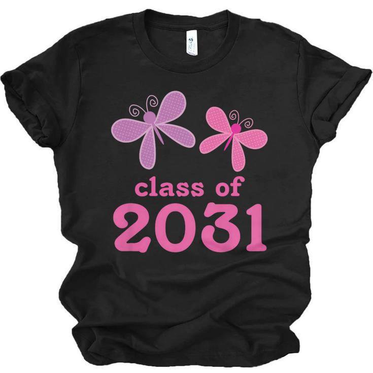 Kids Class Of 2031 Kindergarten Girls Graduation T-Shirt Unisex Jersey T-Shirt