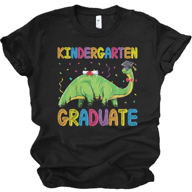 Kids Kindergarten Graduate Dinosaur Kindergarten Graduation Unisex Jersey T-Shirt