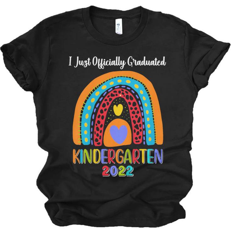 Kids I Officially Graduated Kindergarten Graduation Class Of 2022 Unisex Jersey T-Shirt