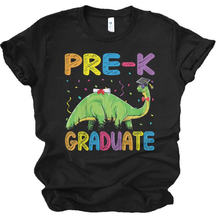 Kids Pre-K Graduate Brontosaurus Dino Pre Kindergarten Graduation Unisex Jersey T-Shirt