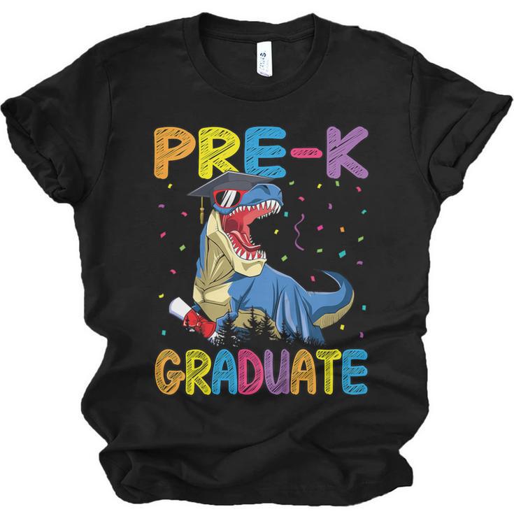 Kids Pre-K Graduate Dinosaur T-Rex Pre Kindergarten Graduation Unisex Jersey T-Shirt