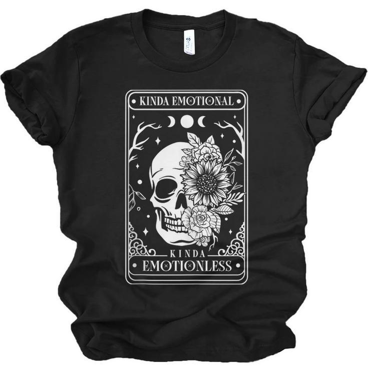 Kinda Emotional Kinda Emotionless Tarot Card Introvert Unisex Jersey T-Shirt