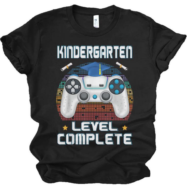 Kindergarten Graduation Level Complete Gamer 2024 Gaming Boy Unisex Jersey T-Shirt