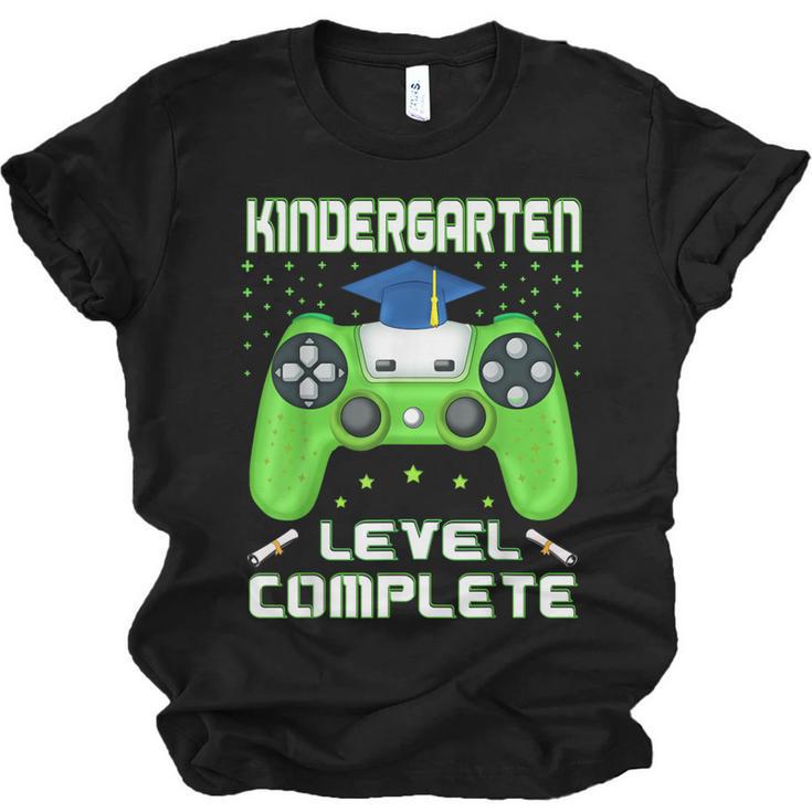Kindergarten Graduation Level Complete Gamer Class 2024 Kids Unisex Jersey T-Shirt