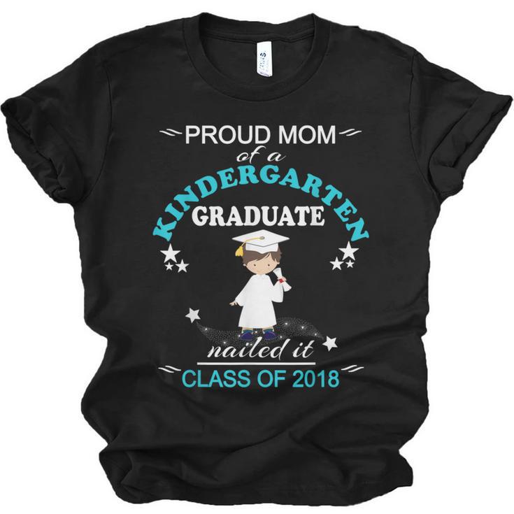 Kindergarten Graduation Shirts 2018-Proud Mom Tee Unisex Jersey T-Shirt