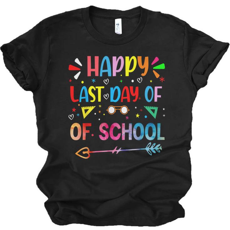Last Day Of School Tie Dye School Graduation Summer Teacher Unisex Jersey T-Shirt
