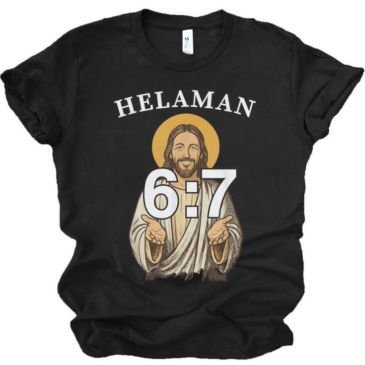LDS Book Of Mormon Meme Helaman 6 Unisex Jersey T-Shirt