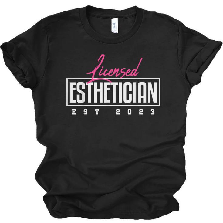 Licensed Esthetician 2023 Graduation Unisex Jersey T-Shirt