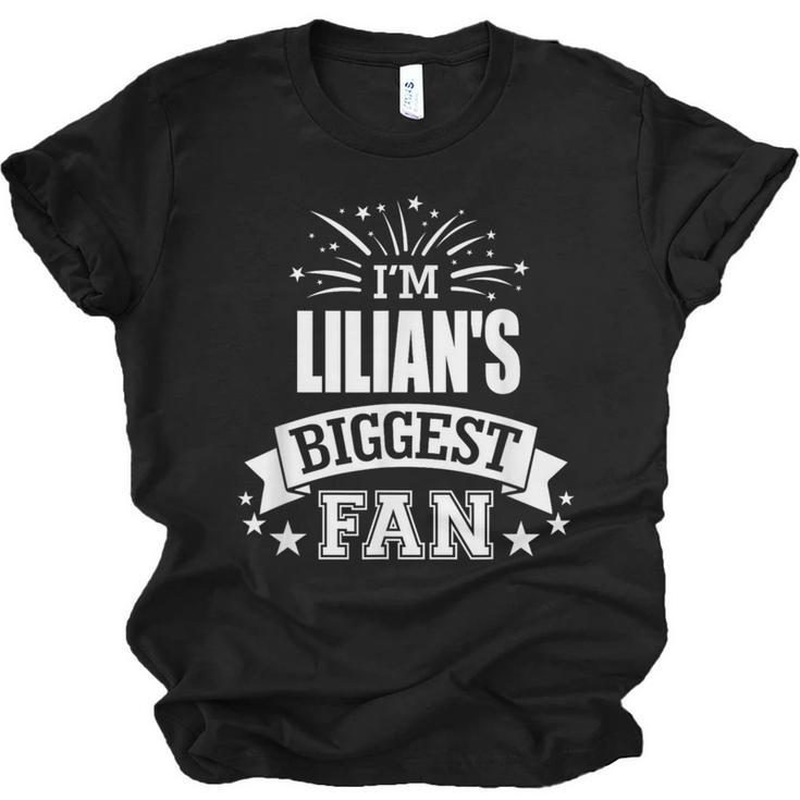 Lilian Personalized Name Sports Fan Birthday Graduation Unisex Jersey T-Shirt
