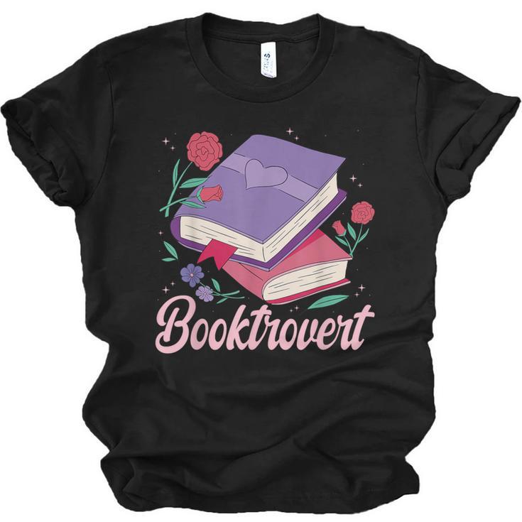 Literary Reading Book Introvert Booktrovert Reading Unisex Jersey T-Shirt