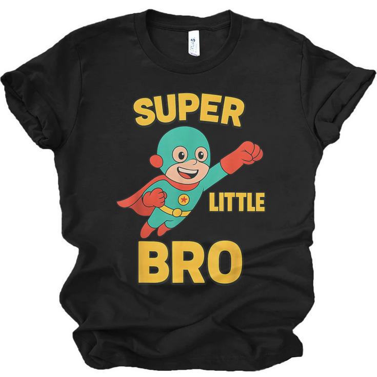 Little Cute Superhero Brother Comic Book Baby Bro Unisex Jersey T-Shirt
