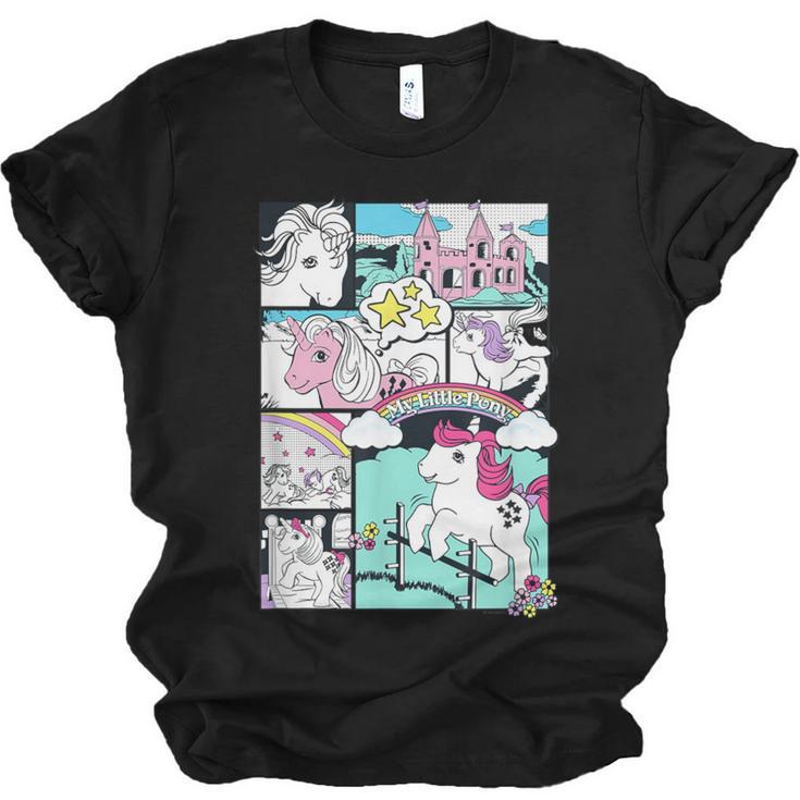 My Little Pony Classic Vintage Rainbow Castle Comic Book Unisex Jersey T-Shirt