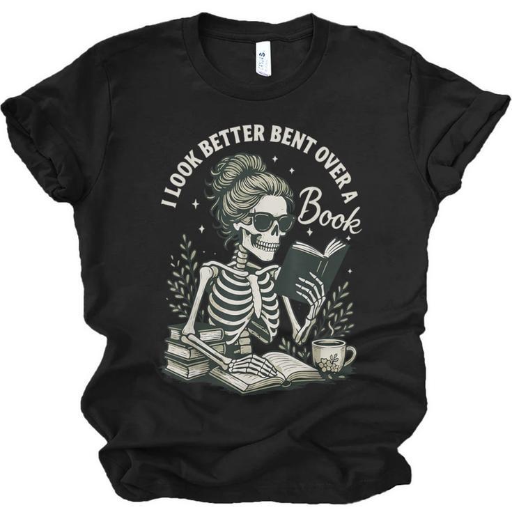 I Look Better Bent Over A Book Unisex Jersey T-Shirt