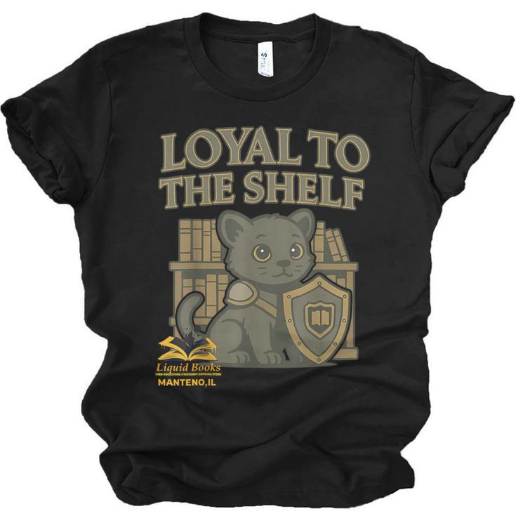 Loyal To The Shelf Knight Panther Book Lover Unisex Jersey T-Shirt