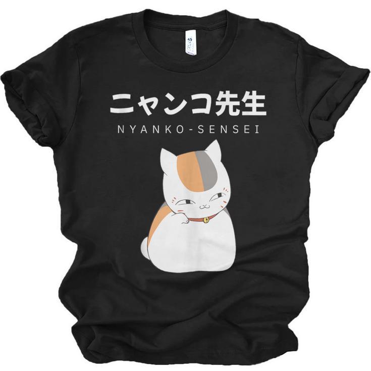 Madara Nyanko Sensei Natsume Yuujinchou Book Of Friends Cat Unisex Jersey T-Shirt