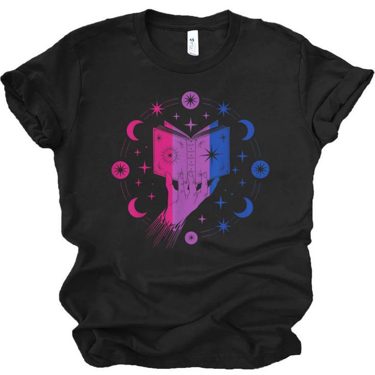 Magic Bi-Pride Book Of Cosmic Energy Unisex Jersey T-Shirt