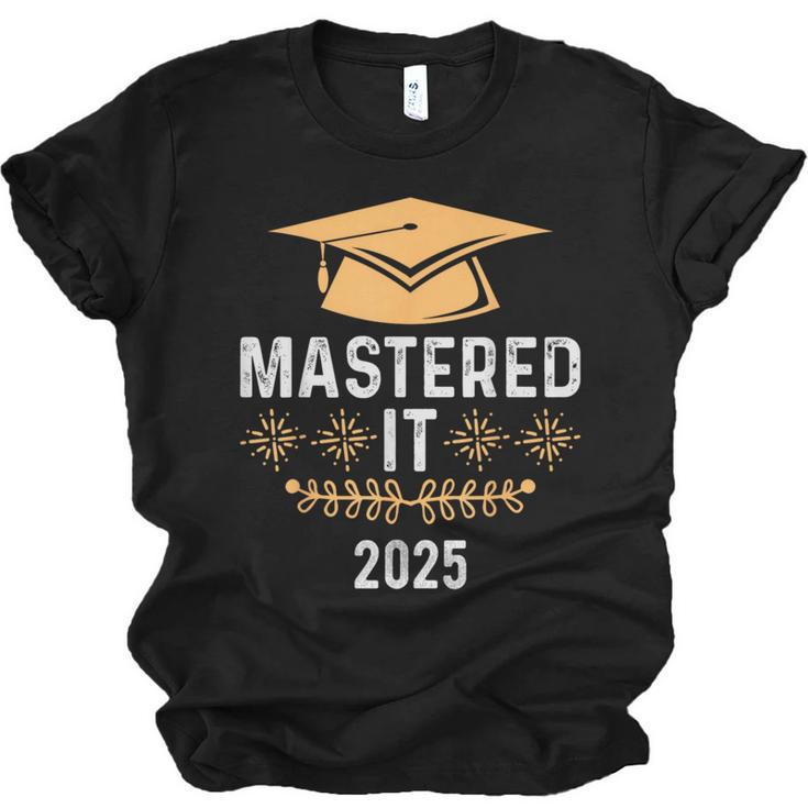 Mastered It 2025 Masters Degree Graduation Graduate Mba Unisex Jersey T-Shirt
