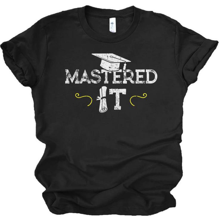 Mastered It Masters Graduation Cool Distressed Unisex Jersey T-Shirt