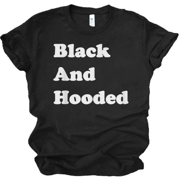 Masters Degree Graduation And Hooded T-Shirt Unisex Jersey T-Shirt