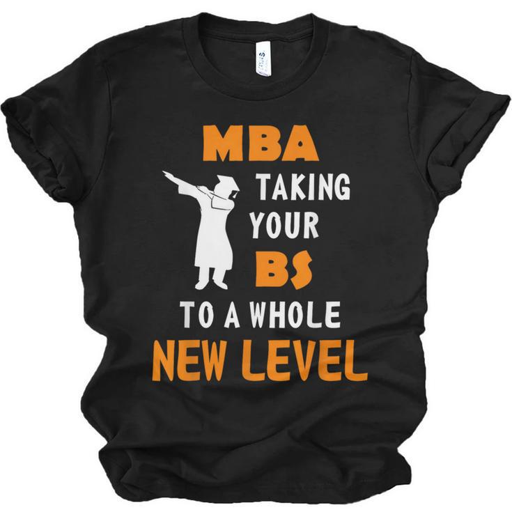 Masters Degree Graduation Shirt For MBA Grad Student Unisex Jersey T-Shirt