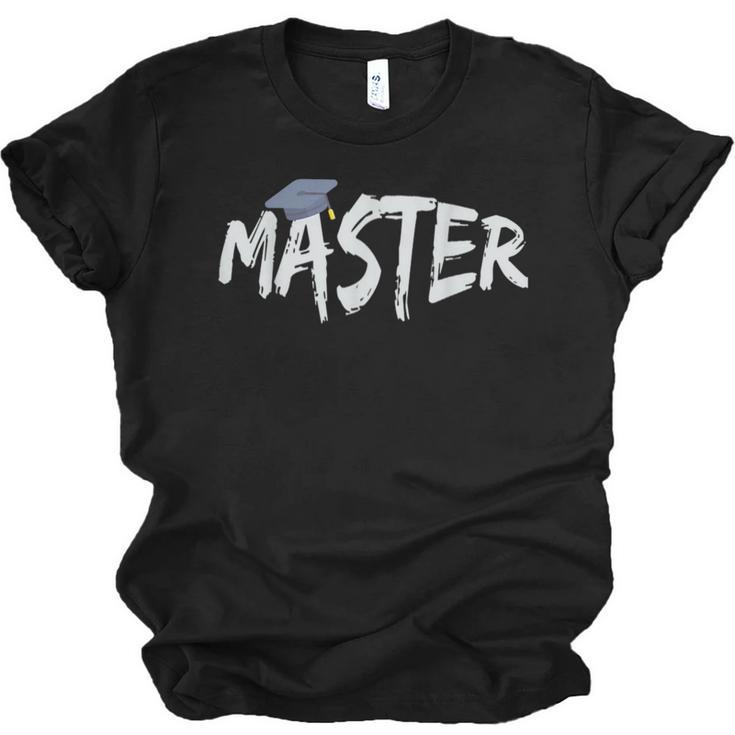Masters Degree Master Graduation Graduate School Unisex Jersey T-Shirt
