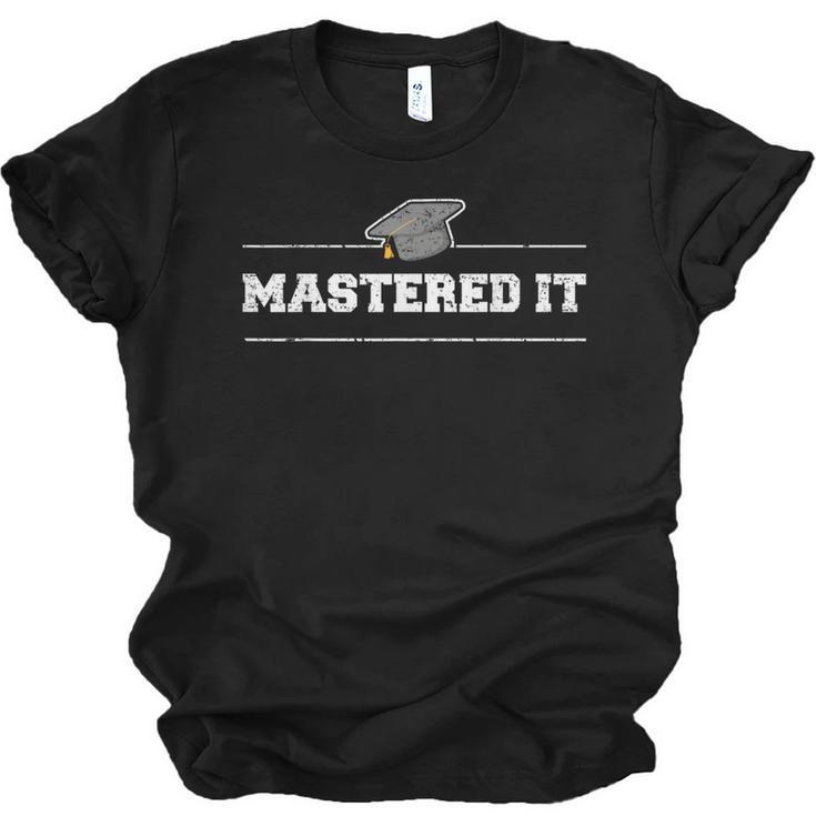 Masters Degree Shirt Graduation Grads Graduates Unisex Jersey T-Shirt