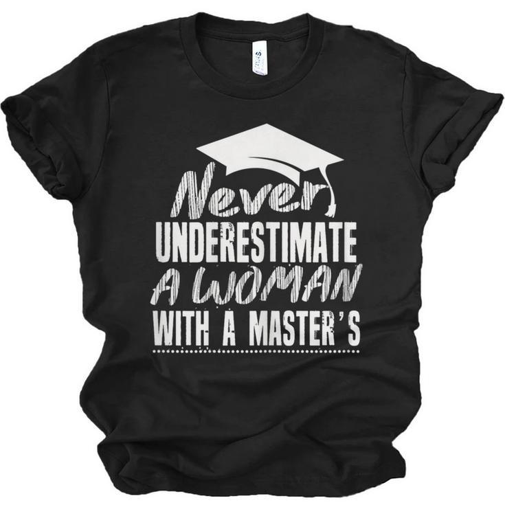 Master's Graduation Shirt For Women With Masters Degree Unisex Jersey T-Shirt