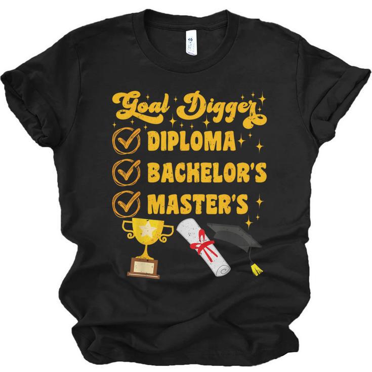 Master's Thesis Passed Goal Digger Master's Graduation Unisex Jersey T-Shirt