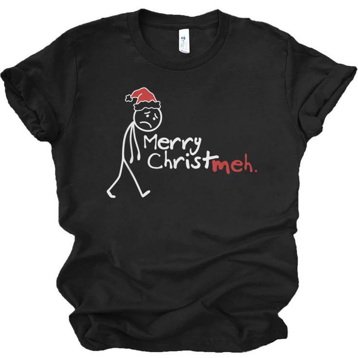 Merry Christ-Meh Christmas Introvert Unisex Jersey T-Shirt