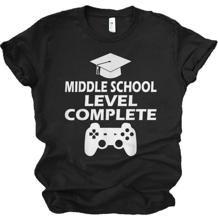 Middle School Level Complete Gamer Graduation Day 2024 Unisex Jersey T-Shirt