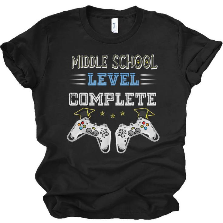 Middle School Level Complete Gaming Class Of 2022 Graduation Unisex Jersey T-Shirt