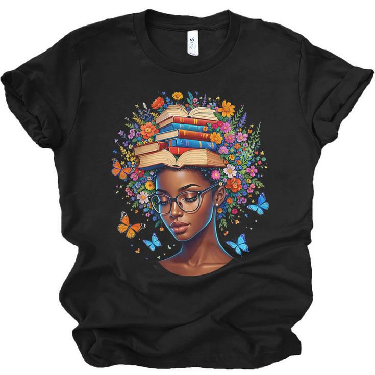 Month Honoring Past Inspiring Pride Melanin Book Unisex Jersey T-Shirt