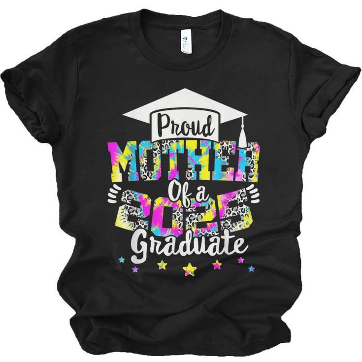 Mother Of a 2025 Graduate Tie Dye Class Senior Graduation 25 Unisex Jersey T-Shirt