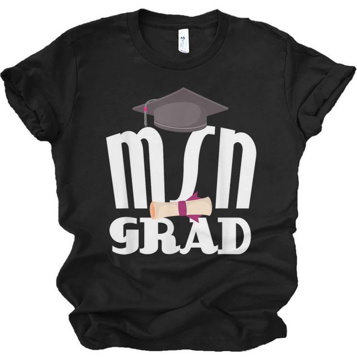 MSN Masters Graduation  Men Women Son Daughter Unisex Jersey T-Shirt