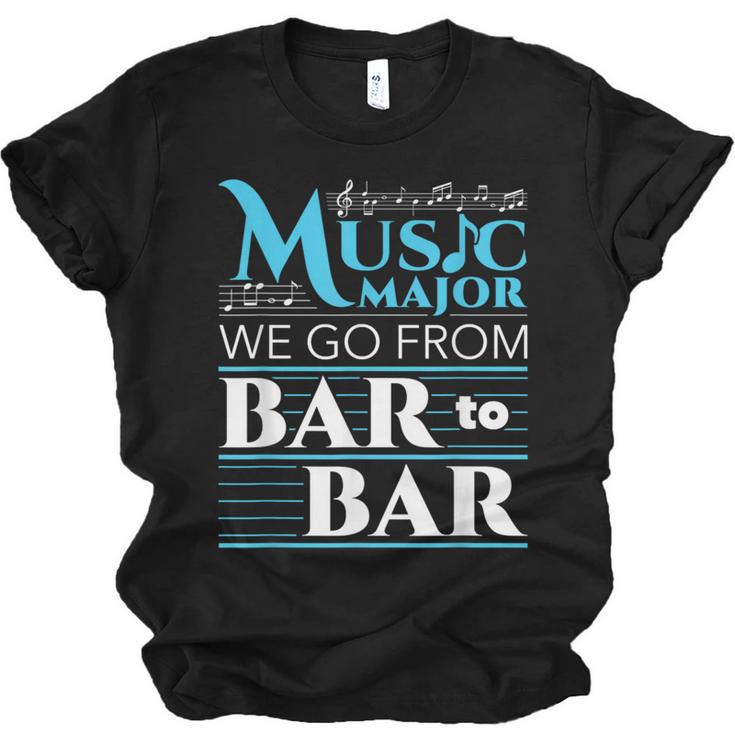 Music Major Student Pun Graduation Unisex Jersey T-Shirt