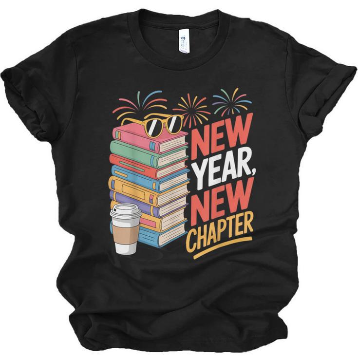 New Year New Chapter Book Lover Reader Unisex Jersey T-Shirt