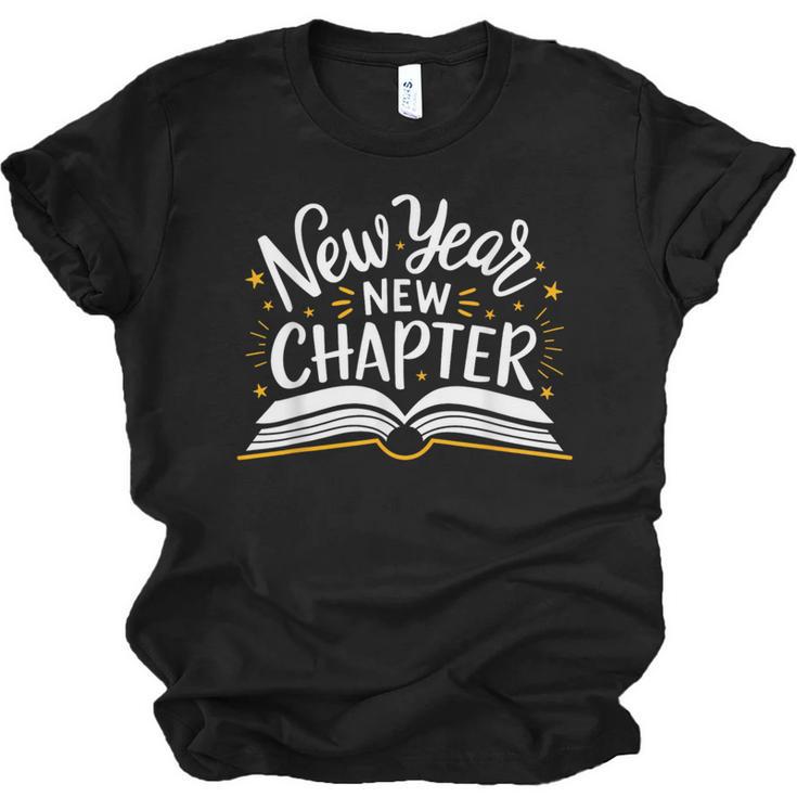 New Year New Chapter Happy New Year 2025 Book Unisex Jersey T-Shirt